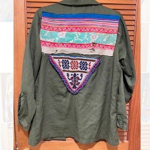 Embellished military jacket
